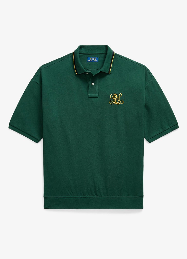 Ralph Lauren Heren Regular fit polo met logo in de kleur Moss Agate / Mosgroen