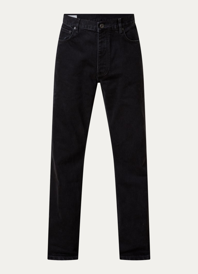 Off-White Heren Half Arrow loose fit jeans met backprint in de kleur Zwart, maat: 32
