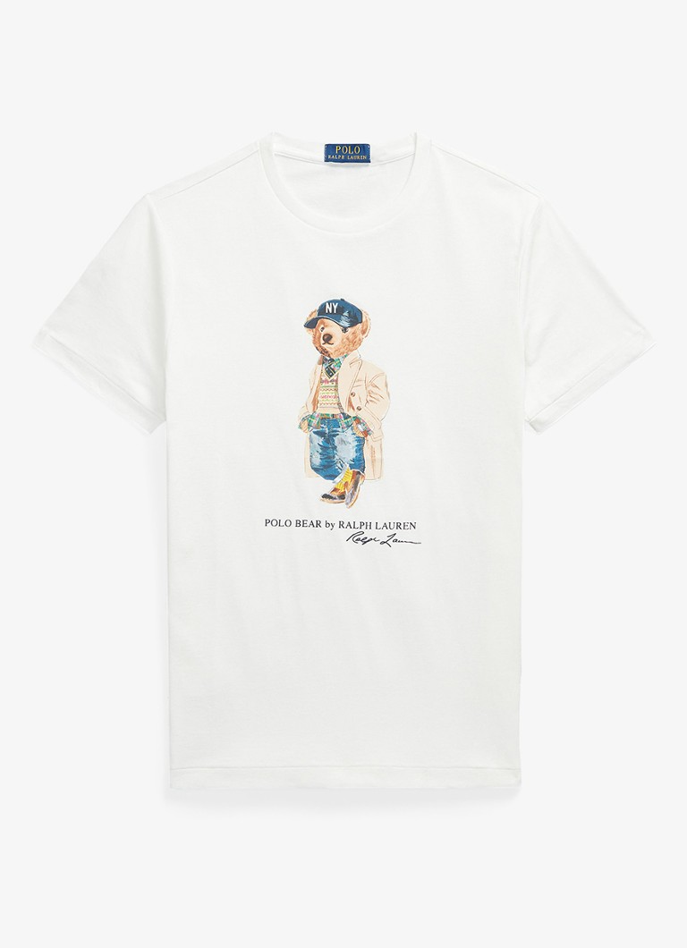 Ralph Lauren Heren T-shirt met logoprint in de kleur White / Wit