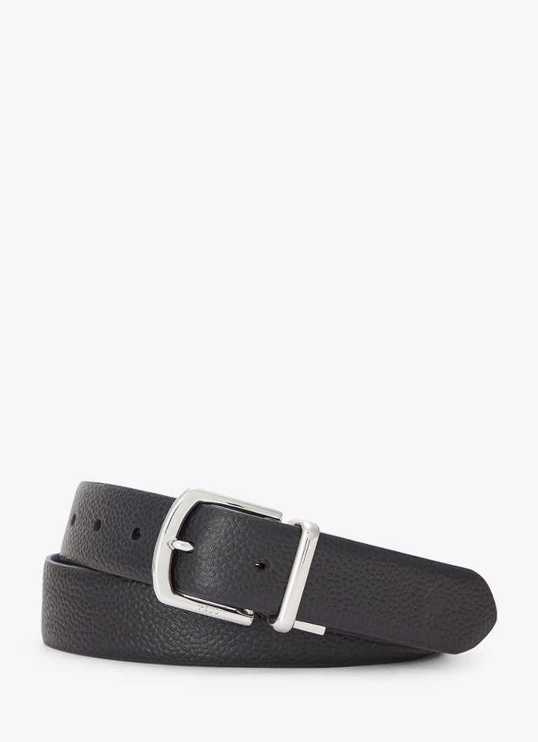 Ralph Lauren Heren Reversible riem van leer in de kleur Black / Navy