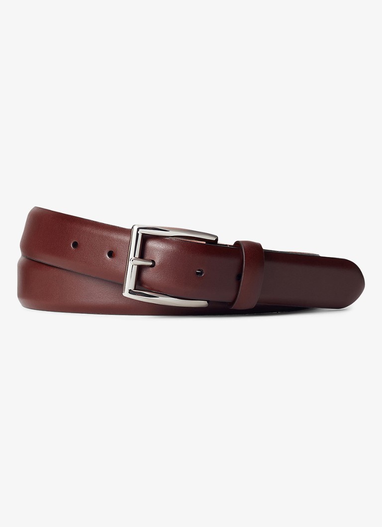 Ralph Lauren Heren Riem van leer in de kleur Brown