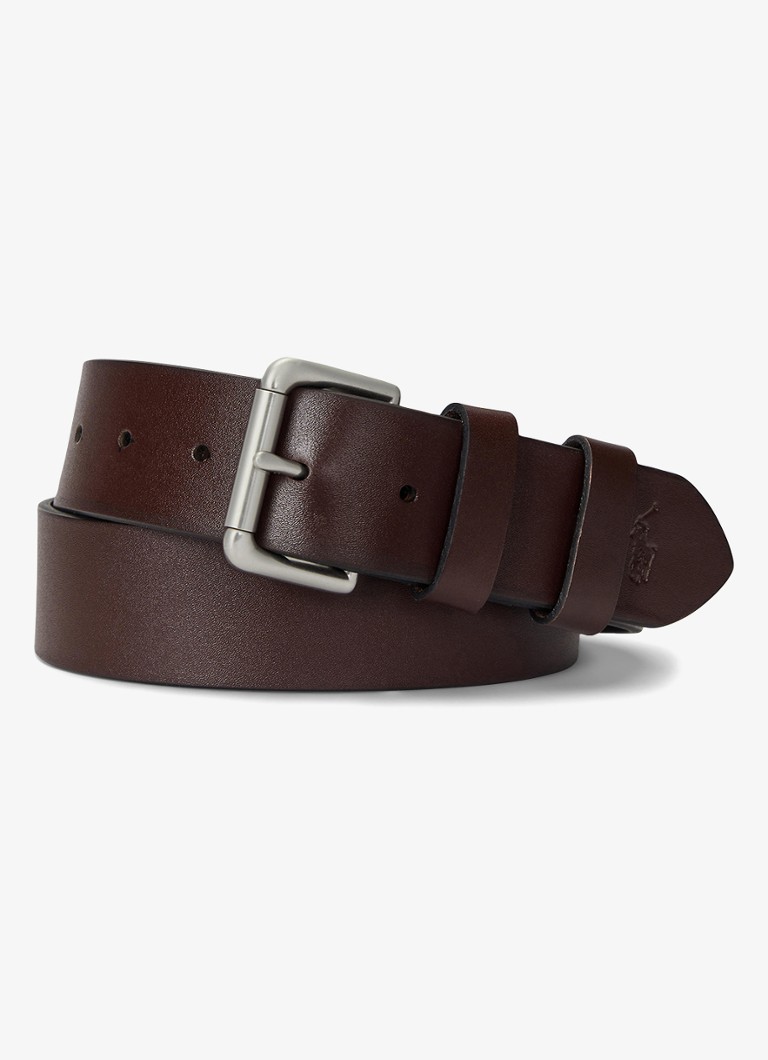 Ralph Lauren Heren Riem van leer in de kleur Bruin