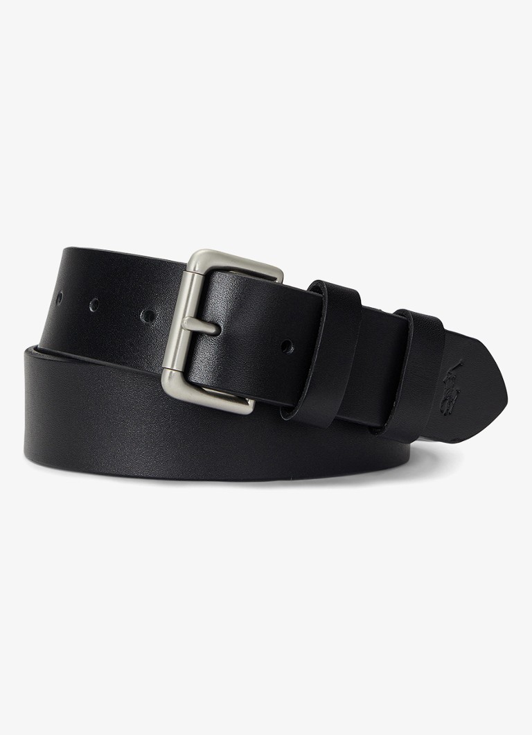 Ralph Lauren Heren Riem van leer in de kleur Zwart