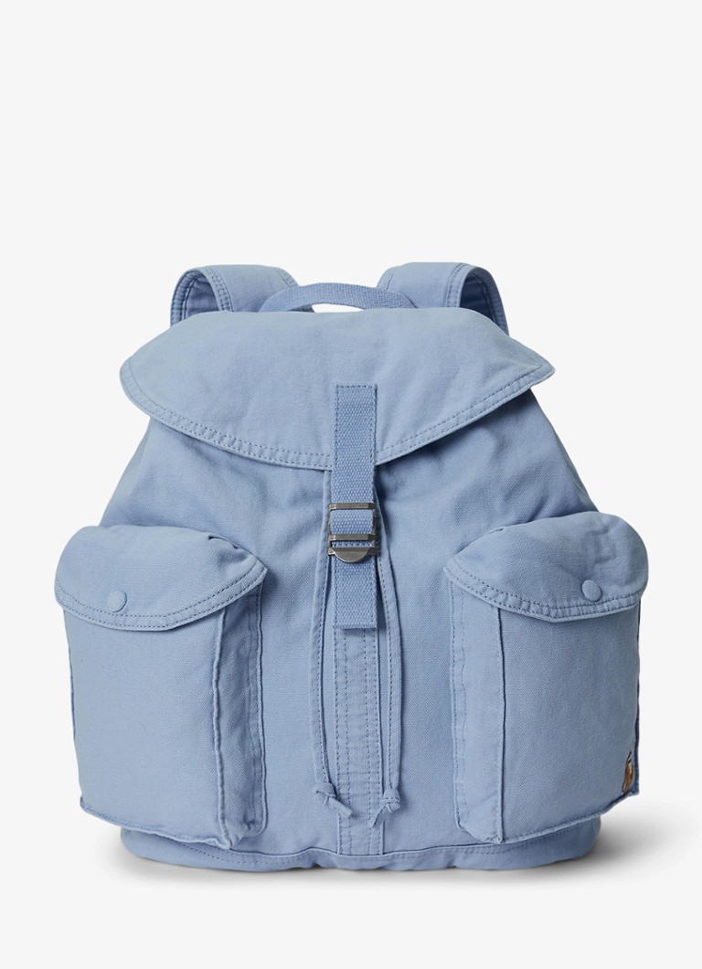 Ralph Lauren Heren Rugzak van canvas in de kleur Chambray Blue-294K