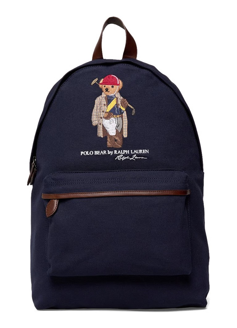 Ralph Lauren Heren Rugzak met logoprint in de kleur Donkerblauw