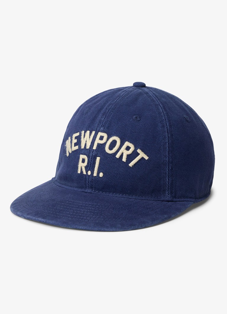 Ralph Lauren Heren Pet met logoborduring in de kleur Newport Navy / Donkerblauw