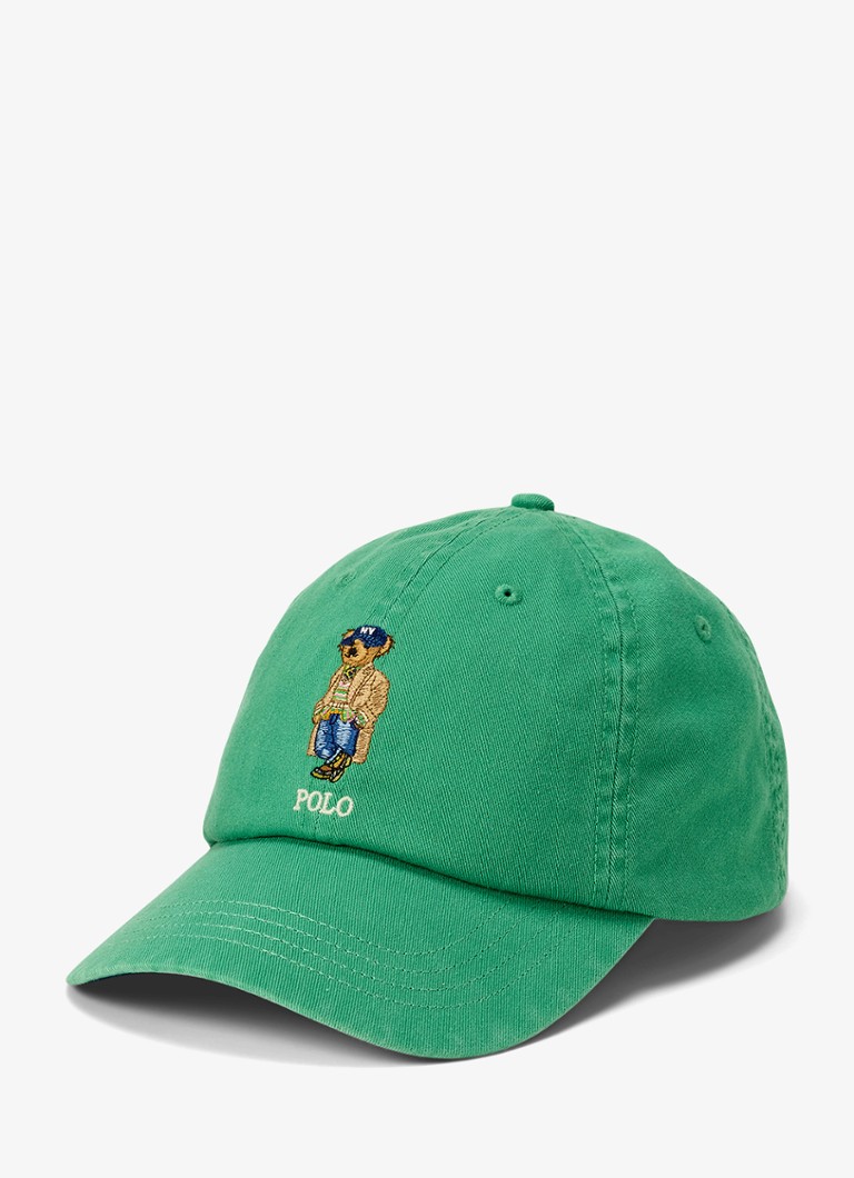 Ralph Lauren Heren Baseballpet met logoborduring in de kleur Raft Green / Groen