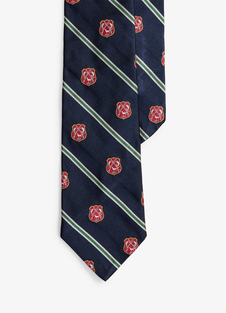 Ralph Lauren Heren Stropdas van zijde in de kleur Donkerblauw
