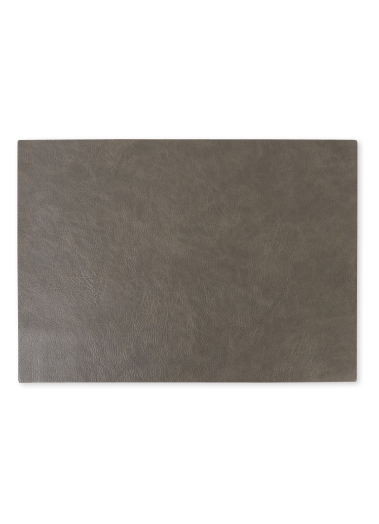 ASA Placemat van leer 46 x 33 cm Donkergrijs - Deal