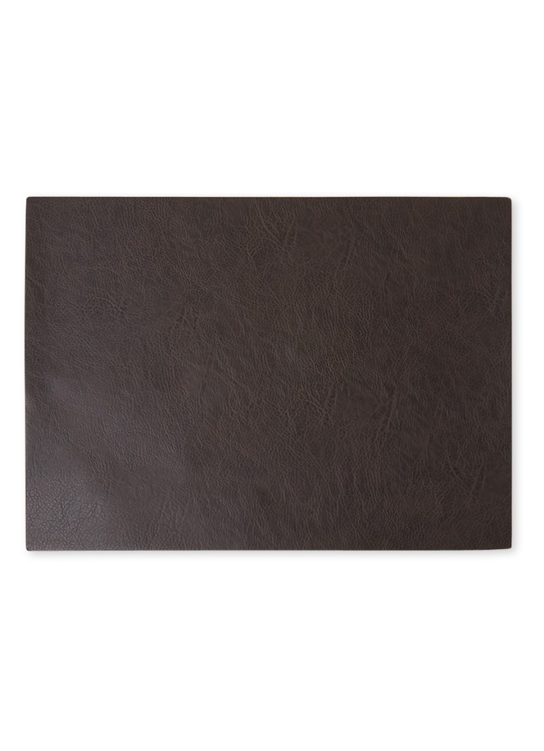 ASA Placemat van leer 46 x 33 cm Mahoniebruin - Deal