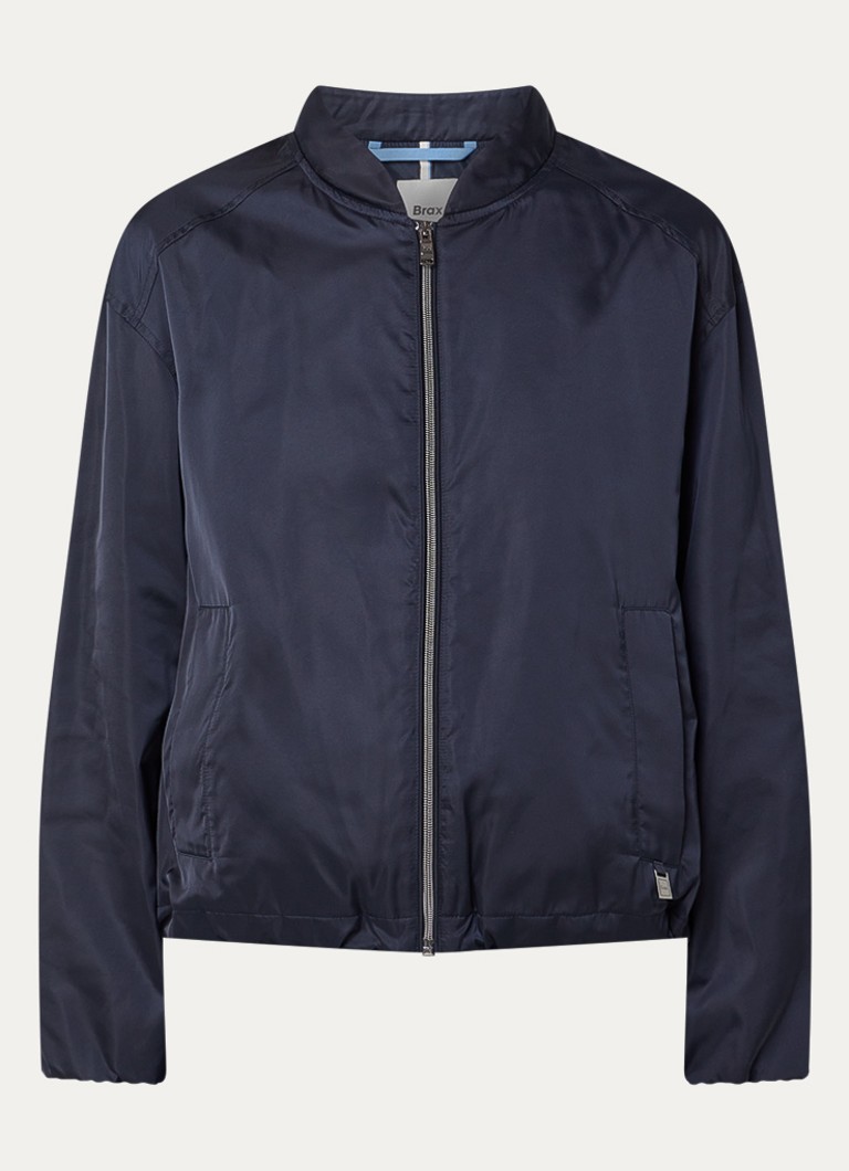 BRAX Dames Roma bomberjack met steekzakken in de kleur Donkerblauw