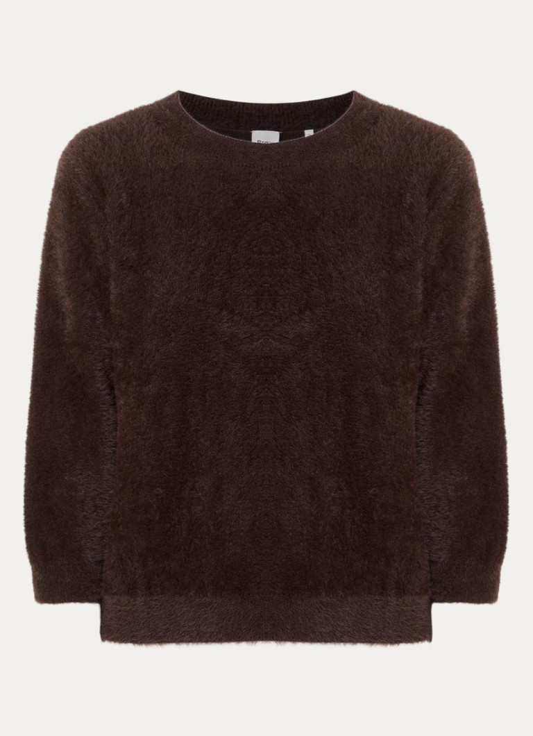 BRAX Dames Noemi fijngebreide pullover in de kleur Bruin