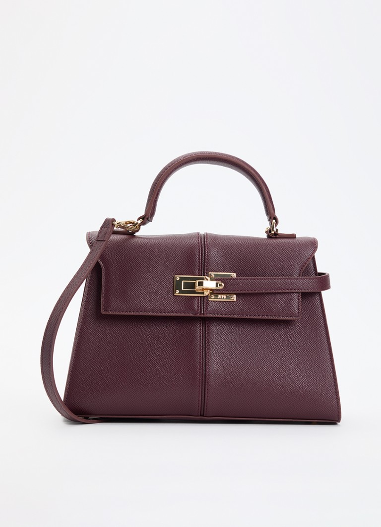 JW PEI Dames Elise Large handtas met afneembare schouderriem in de kleur Bordeauxrood, maat: 1SZ