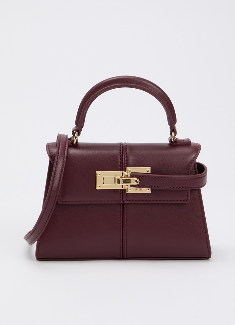 JW PEI Dames Elise handtas met afneembare schouderriem in de kleur Bordeauxrood, maat: one size