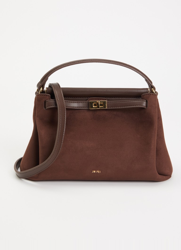 JW PEI Dames Carmen handtas met afneembare schouderriem in de kleur Bruin, maat: 1SZ