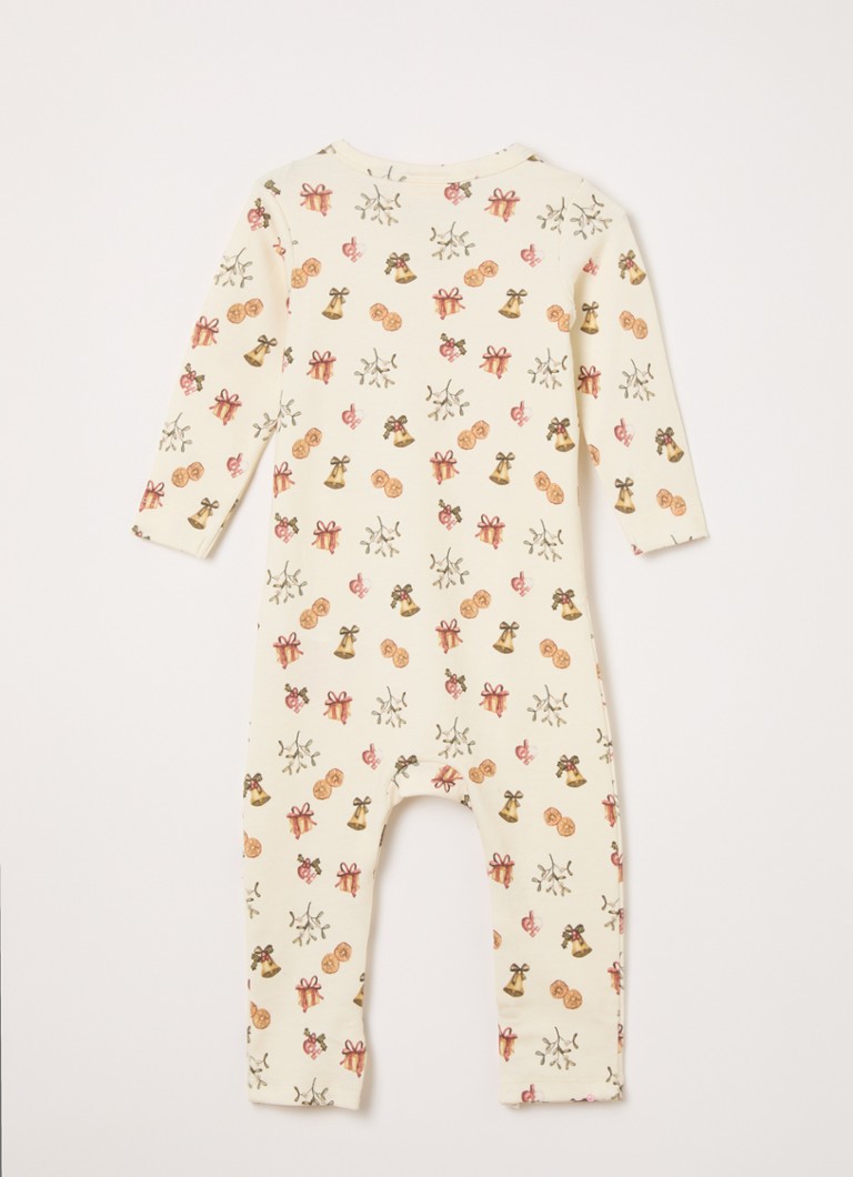 Lil 'Atelier Meisjes NBNLayo babypak met print in de kleur Gebroken wit, maat: 62
