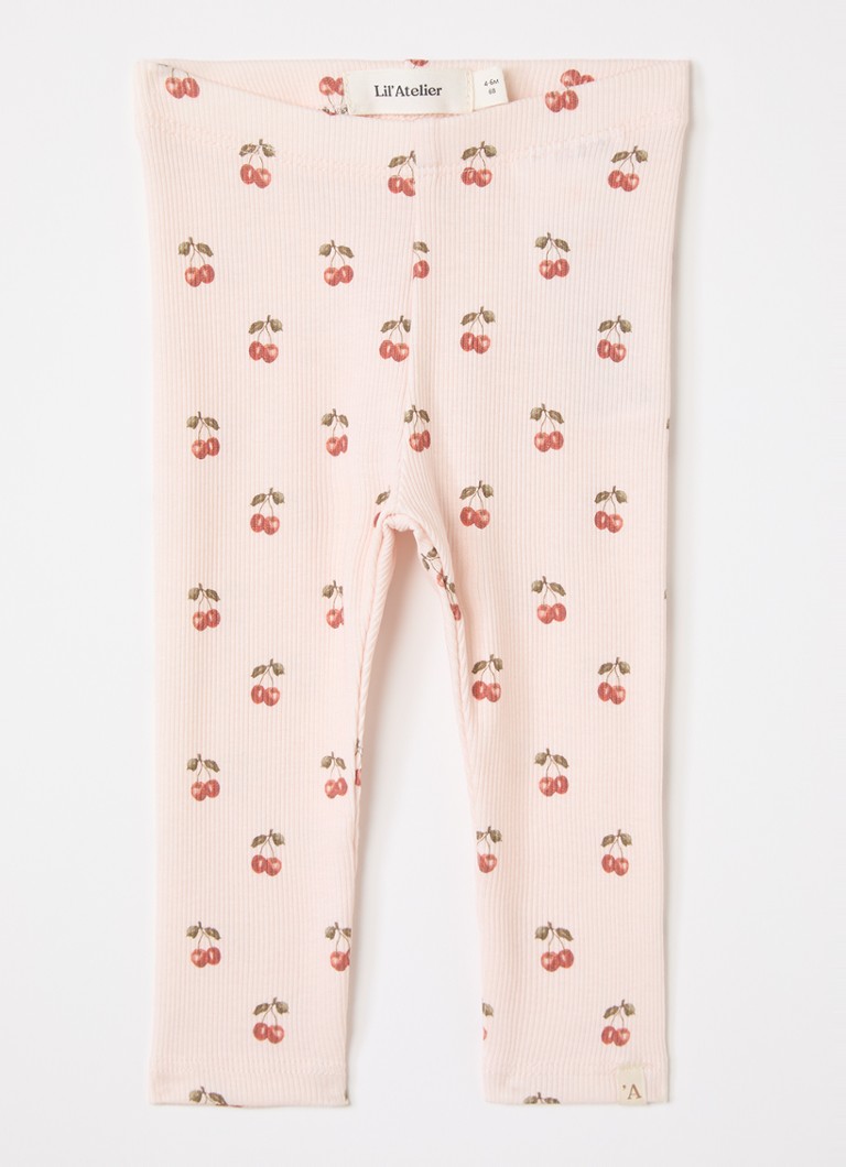 Lil 'Atelier Meisjes NBFLavo ribgebreide legging in de kleur Lichtroze, maat: 86