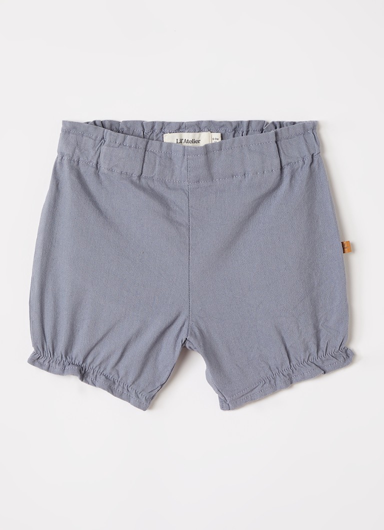 Lil 'Atelier Jongens NBMFredrik loose fit korte broek in de kleur Grijs, maat: 74