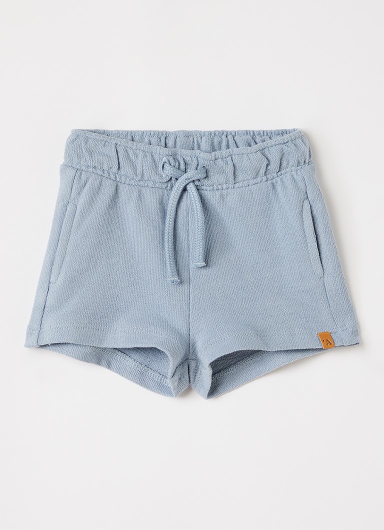 Lil 'Atelier Jongens NBMDias loose fit korte broek in de kleur Blauwgrijs, maat: 80