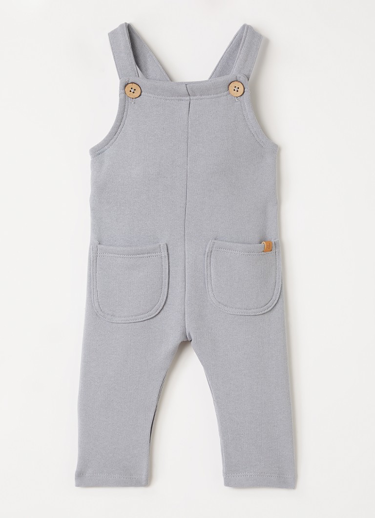 Lil 'Atelier Jongens NBMJobo straight fit jumpsuit in de kleur Blauwgrijs, maat: 86