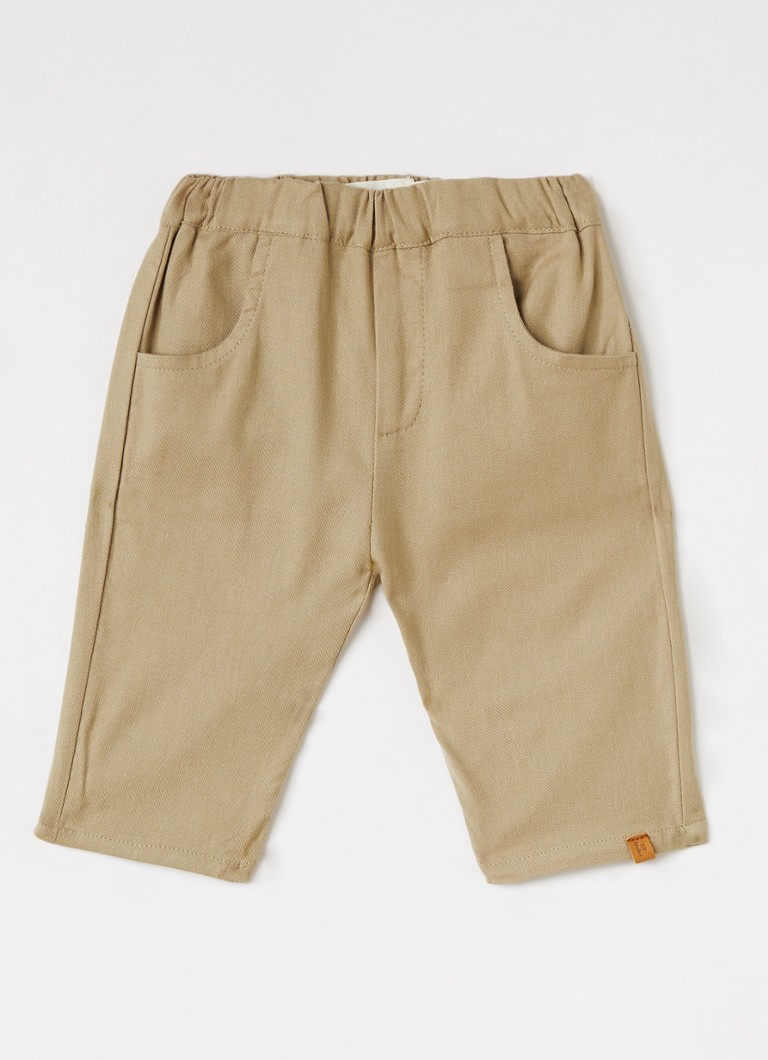 Lil 'Atelier Meisjes NBMKoa straight fit chino in de kleur Khaki, maat: 62