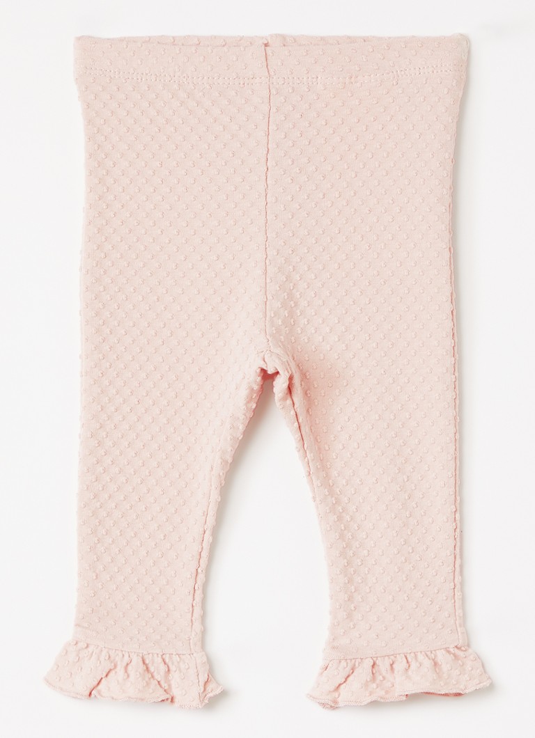 Lil 'Atelier Meisjes NBFNoel flared fit legging met structuur in de kleur Violet, maat: 62
