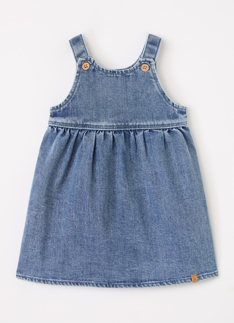 Lil 'Atelier Meisjes NBFObello denimjurk in de kleur Jeans, maat: 80