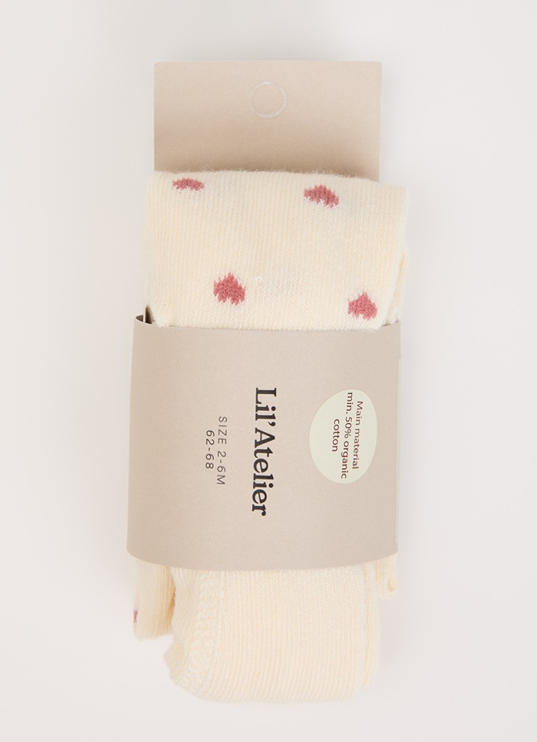 Lil 'Atelier NBFReba maillot met print in de kleur Ivoor, maat: 74/80