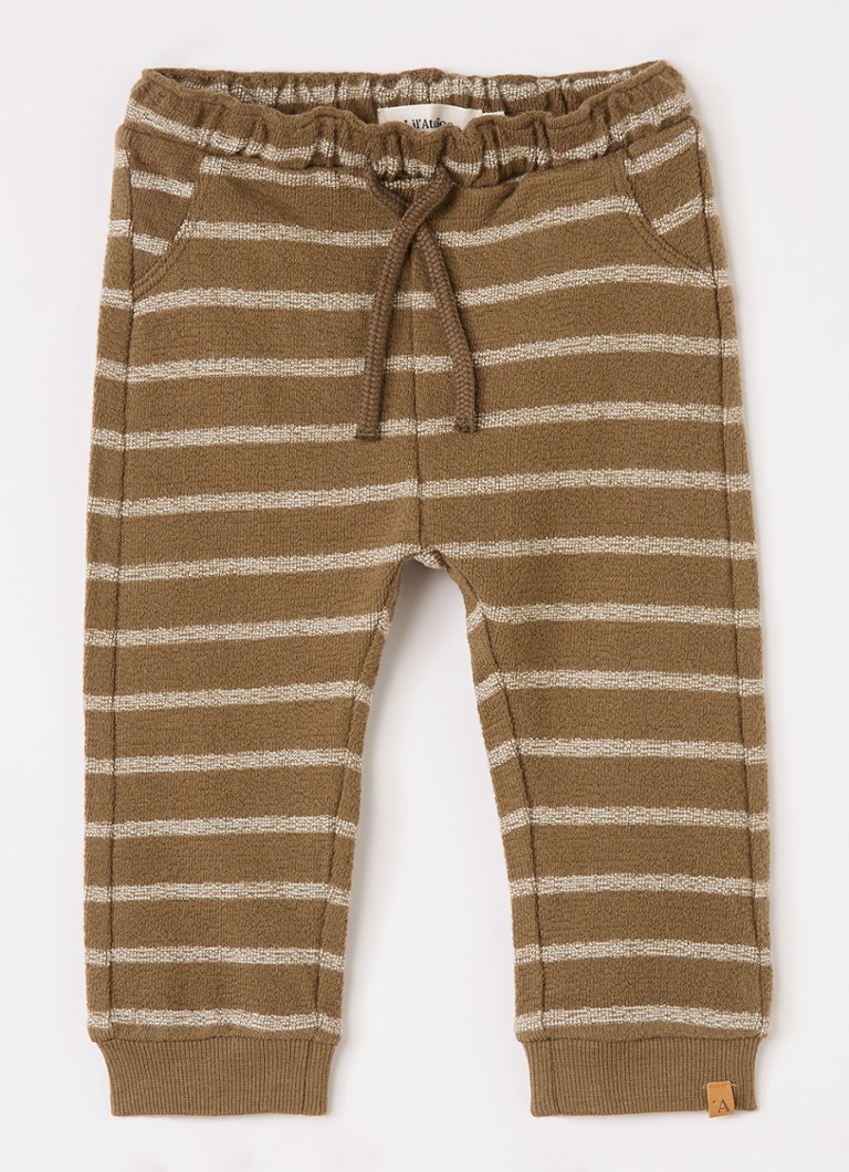 Lil 'Atelier Meisjes NBMOby tapered fit legging in de kleur Bruin, maat: 68