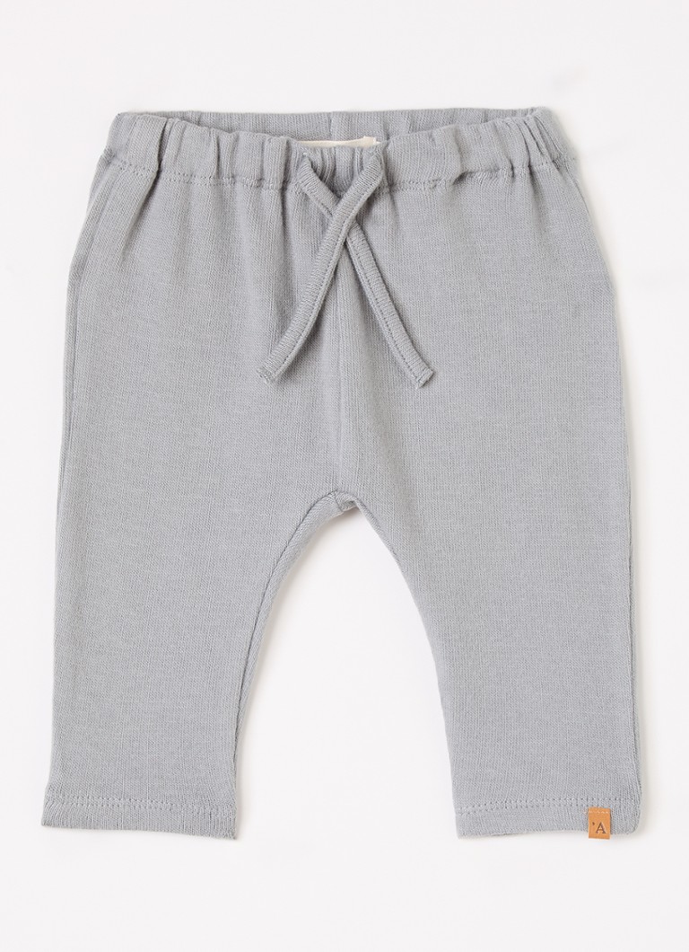 Lil 'Atelier Jongens NBMThoro Leo loose fit babybroek in de kleur Blauwgrijs, maat: 62