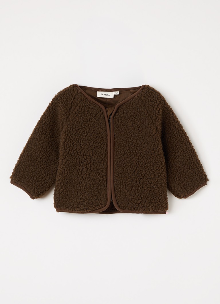 Lil 'Atelier Meisjes NBNNalo jack van teddy in de kleur Bruin, maat: 74