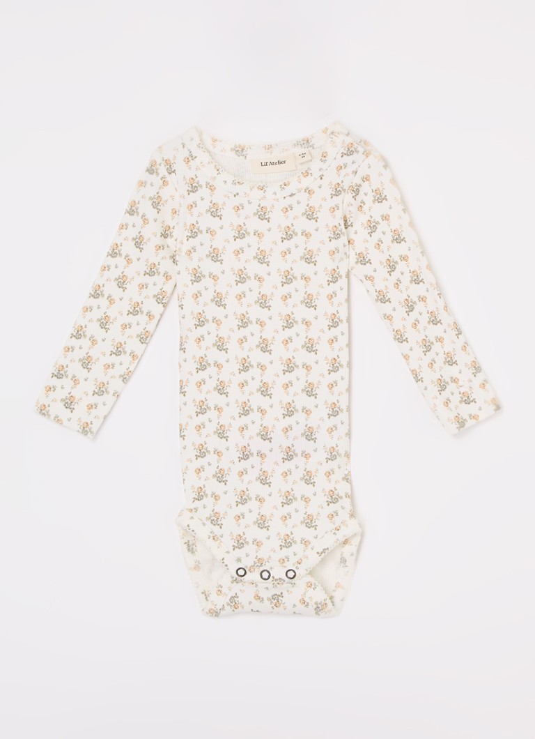 Lil 'Atelier Meisjes NBFGago romper in katoenblend in de kleur Gebroken wit, maat: 68
