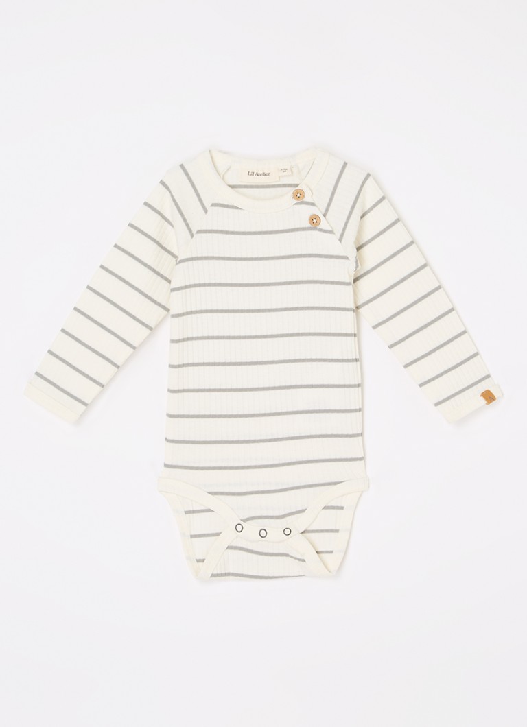 Lil 'Atelier Meisjes NBMKail romper van katoen in de kleur Creme, maat: 56