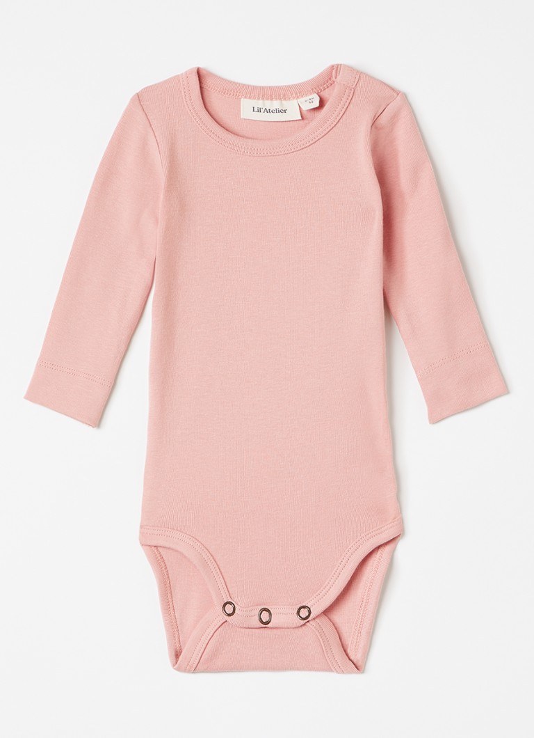 Lil 'Atelier Meisjes NBNGayo romper met ronde hals in de kleur Roze, maat: 86