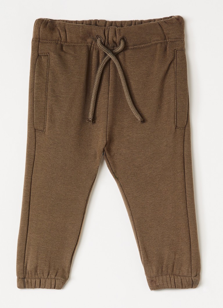 Lil 'Atelier Jongens NBNIlondon tapered fit joggingbroek met steekzakken in de kleur Lichtbruin, maat: 62