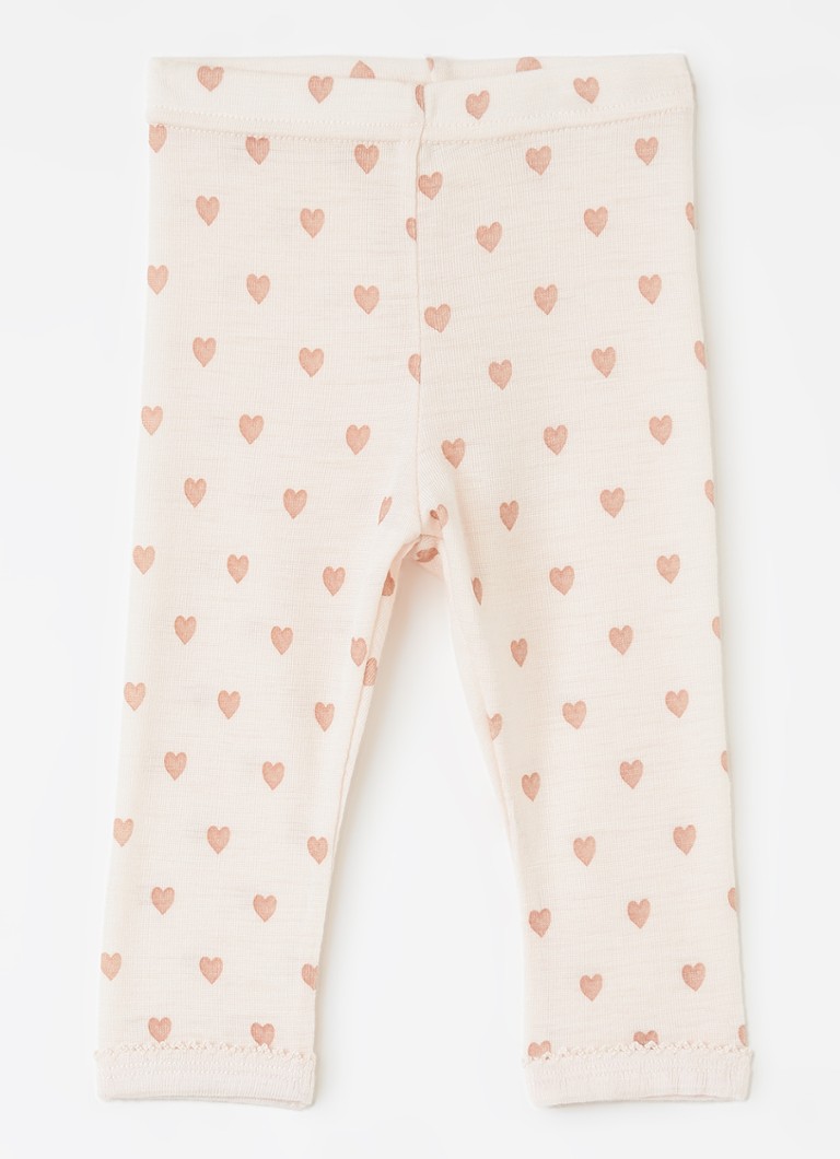 Lil 'Atelier Meisjes NBFNoel Nia legging van merinowol in de kleur Beige, maat: 62
