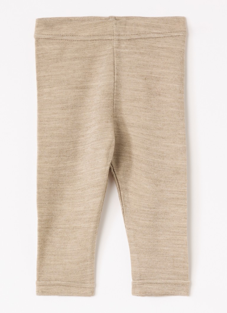 Lil 'Atelier Meisjes NBNNilo legging in wolblend in de kleur Zand, maat: 68