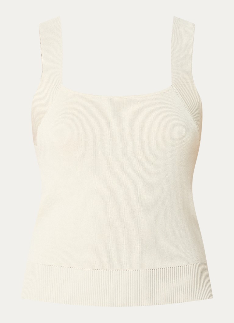 Aaiko Dames Zena top met stretch in de kleur Creme