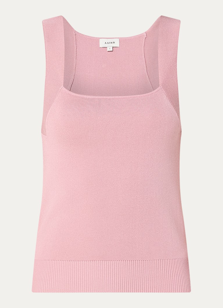 Aaiko Dames Zena top met stretch in de kleur Oudroze