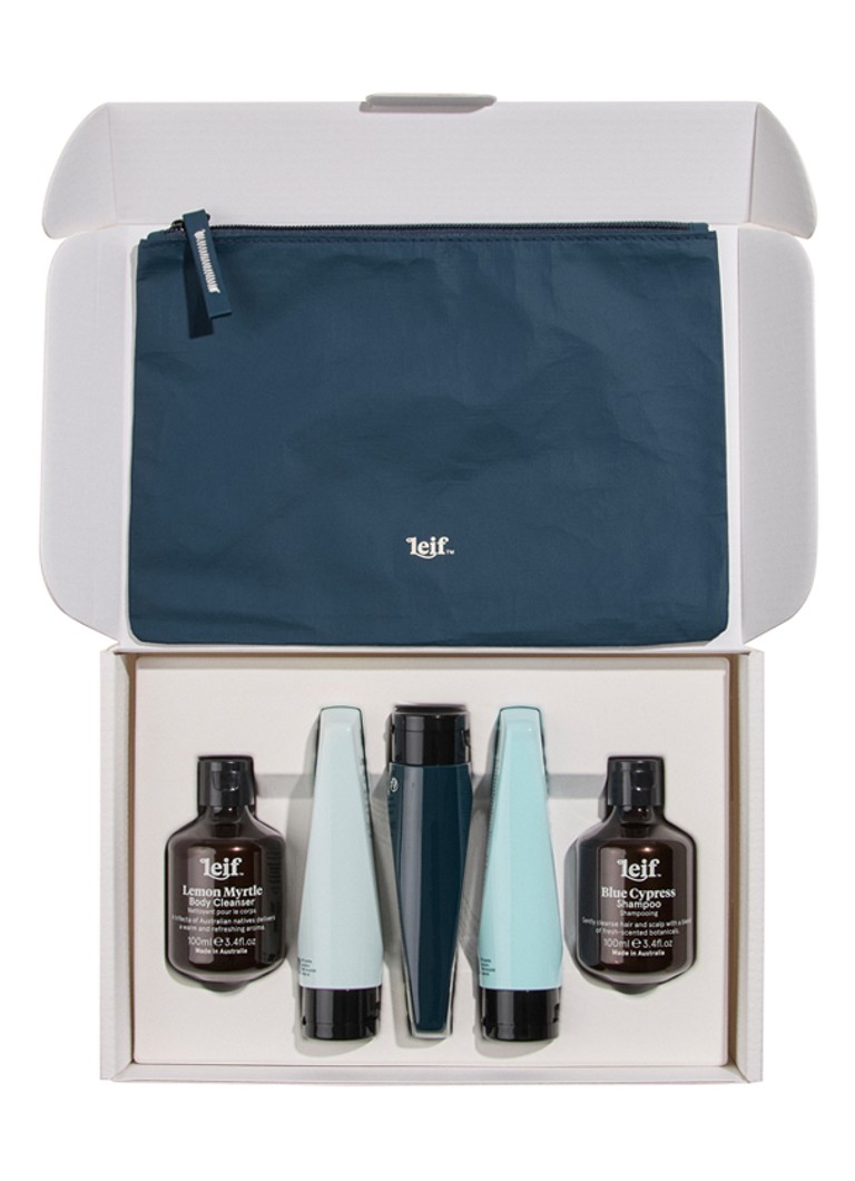 Leif Lemon Myrtle Travel Set - verzorgingsset 1MAAT Cadeausets - Deal