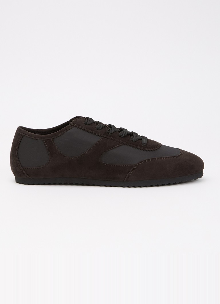 A.EMERY Dames The Adams Low sneaker van suède in de kleur Donkerbruin, maat: 38