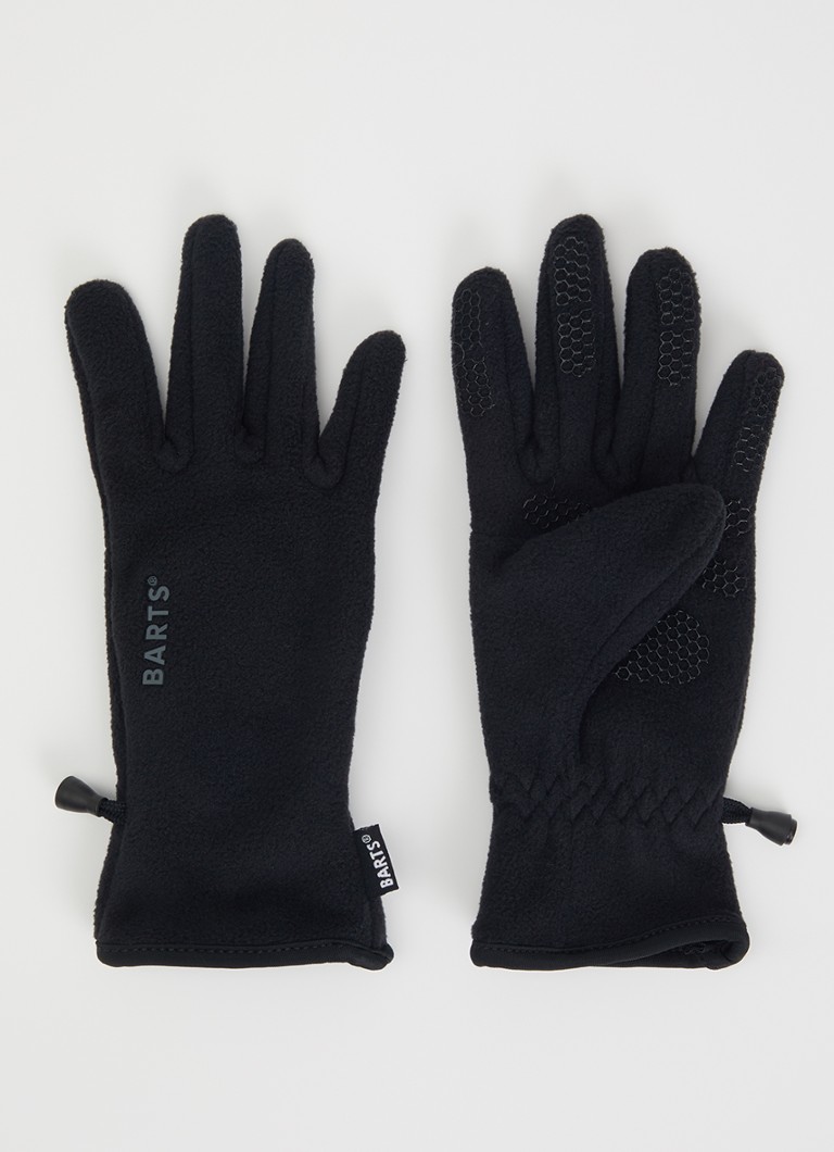 Barts Jongens Handschoenen van fleece met anti-slip in de kleur Zwart, maat: Size 2