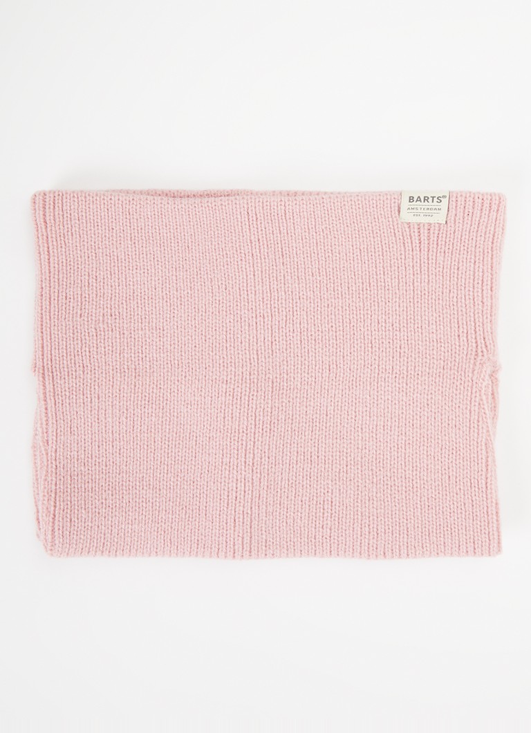 Barts Meisjes Kinabalu ribgebreide sjaal in de kleur Roze, maat: One Size