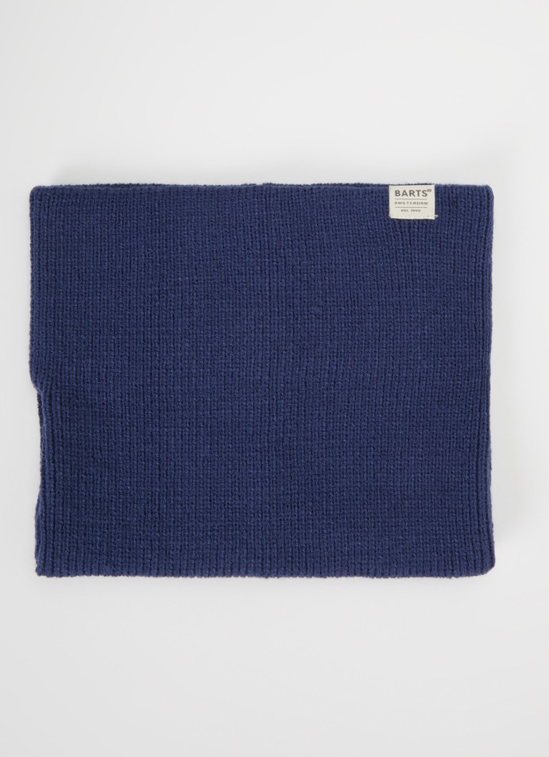 Barts Meisjes Kinabalu ribgebreide sjaal in de kleur Blauw, maat: One Size