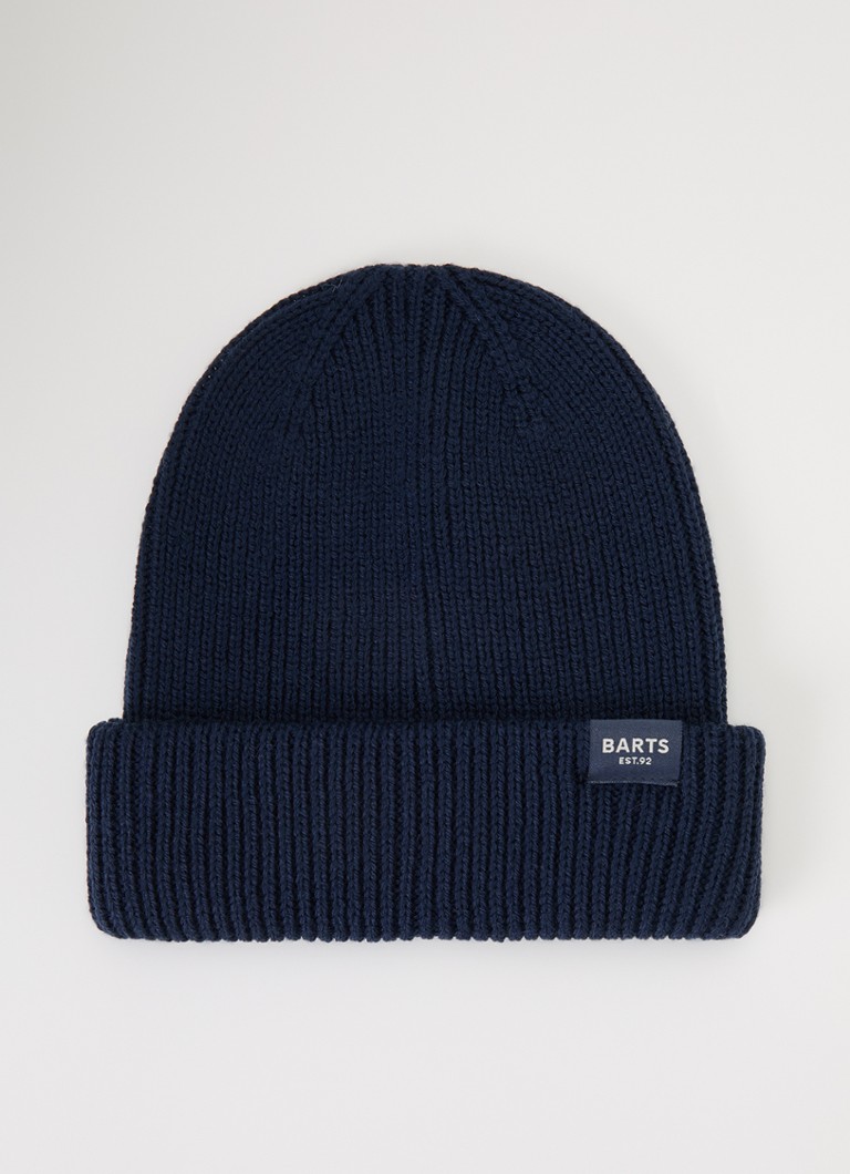 Barts Meisjes Makalyn muts van wol in de kleur Donkerblauw, maat: 47-50