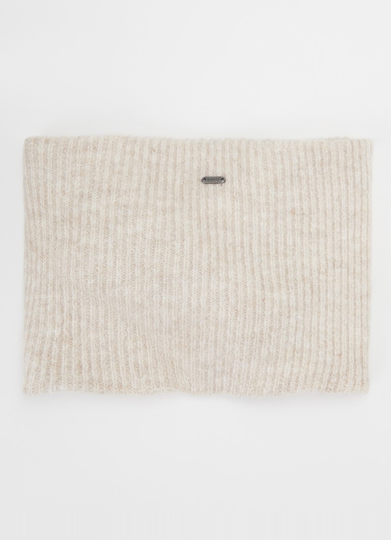 Barts Meisjes Shae Big grofgebreide colsjaal in de kleur Vanillegeel, maat: One Size
