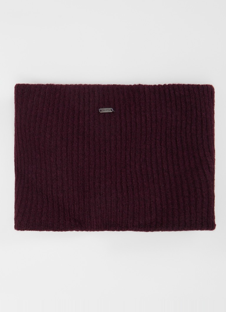 Barts Meisjes Shae Big grofgebreide colsjaal in de kleur Aubergine, maat: One Size