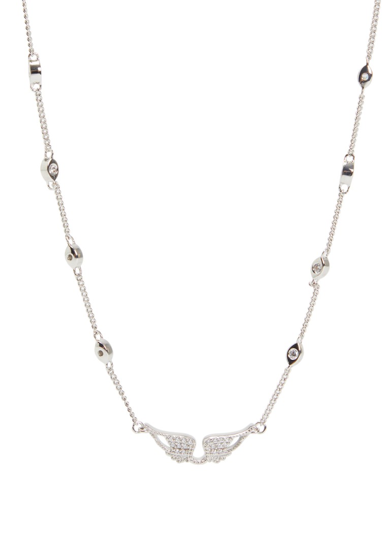 Zadig&Voltaire Dames Rock ketting met kristal in de kleur Zilver