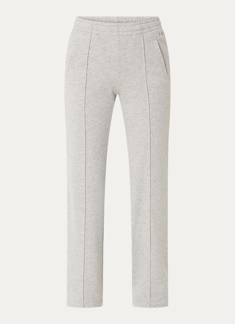 Zadig&Voltaire Dames High waist straight fit joggingbroek met steekzakken in de kleur Grijs