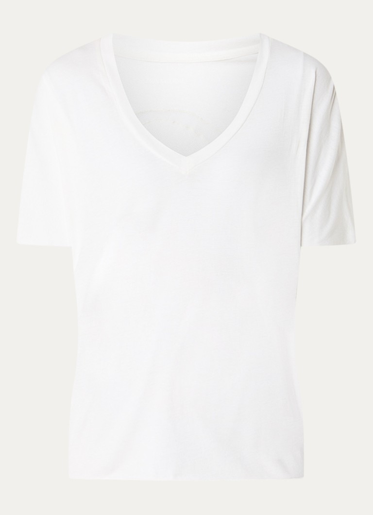 Zadig&Voltaire Dames Tommer T-shirt met borduring in de kleur Wit